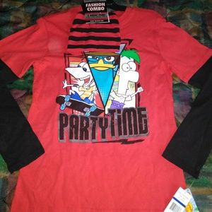 ***2/$12*** Boys Long Sleeve T-Shirt w/Hat